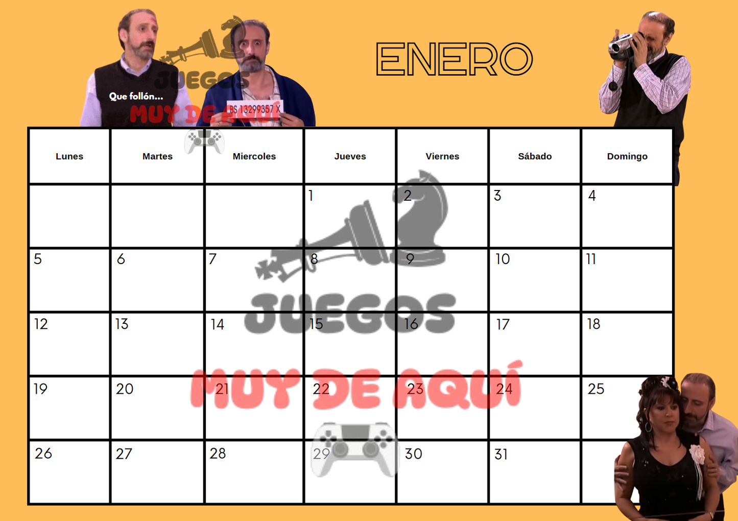 calendario de ANHQV en PDF