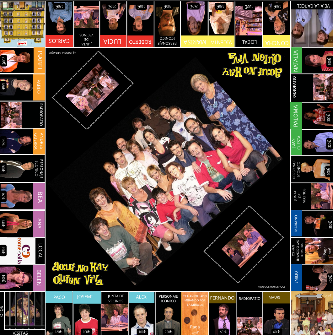 Juego de mesa de Aqui no hay quien viva en PDF