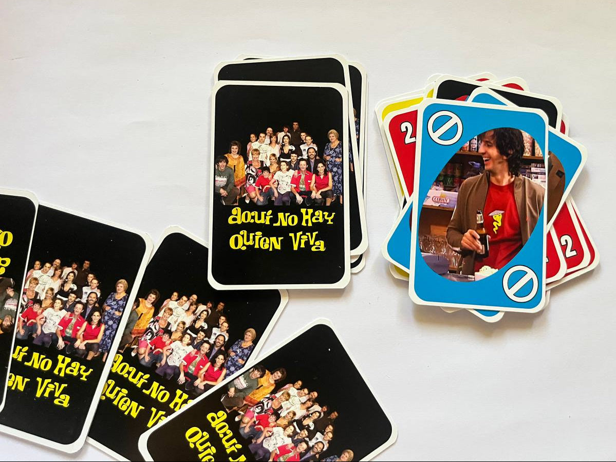Juego de cartas de Aqui no hay quien viva en PDF
